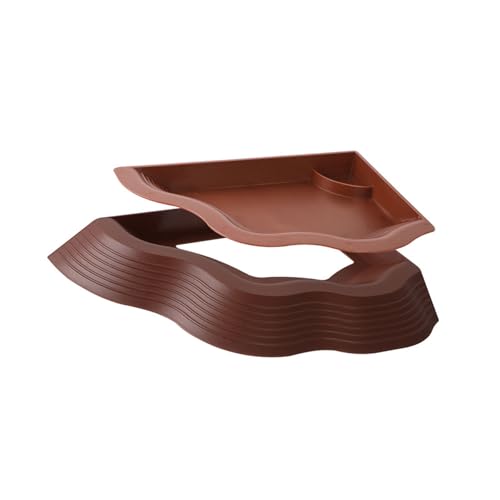 KAHDGSS Reptilien Lebensraum Split Feeder Bowl Für Schildkröten Abnehmbares ABS Schüssel Mit Fütterungswässerung Multi Use Und Einfache Wartung Amphibien Fütterung Und Trinkschale von KAHDGSS
