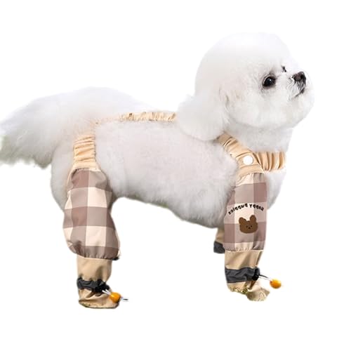 KAHDGSS Wasserfeste Hundebeinabdeckung Vollbedeckung Staubdichtes Hose Atmungsaktivem Speicherstoff Für Aktive Haustier Freien Freien Memory Fabric Hundekleidung von KAHDGSS