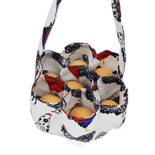 Modedruck Eier Sammeln Träger Tasche Mit Kissenboden Für Bauernhauseküche Und Hinterhof Geflügel Enthusiasten Eiersammlungsträger Modedruck Eier Sammeln Träger Tasche Mit Kissenboden Für Bauernhauseküche Und Hinterhof Geflügel Enthusiasten Eiersammlungsträger von KAHDGSS