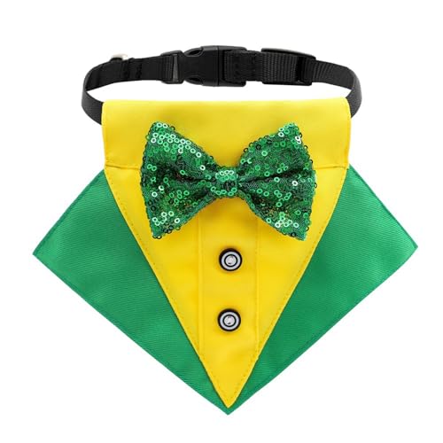 Patrick Day Hunde Bandanas Kragen Mit Bögen Triangle Lätzerschalte Neckerchief Für Haustier Patrick Day Bandanas Dreieck Lätzerchen Neckerchiefuch Patrick Day Hunde Bandanas Kragen Mit Bögen Triangle Lätzerschalte Neckerchief Für Haustier Patrick Day Bandanas Dreieck Lätzerchen Neckerchiefuch von KAHDGSS