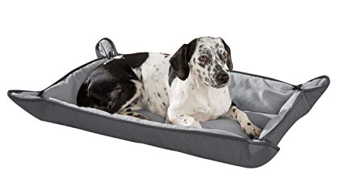 KAHU® Hundebett (65 x 100 cm) • Faltbares Hundebett für Hunde & Katzen • 2-in-1 Hundebett & Hundedecke • Waschbares und beidseitig verwendbares Hundekissen • Ökotex Zertifiziert • Grau KAHU® Hundebett (65 x 100 cm) • Faltbares Hundebett für Hunde & Katzen • 2-in-1 Hundebett & Hundedecke • Waschbares und beidseitig verwendbares Hundekissen • Ökotex Zertifiziert • Grau von KAHU