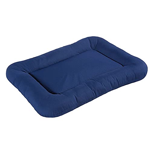 KAHU® Hundebett mit Viskoschaum Hundebett mit Viscoschaum I orthopädischer Hundekorb mit Memory-Schaum I Schmutz & Wasserabweisendes Hundekissen I Farbe: Blau I Größe: 66x89cm von KAHU