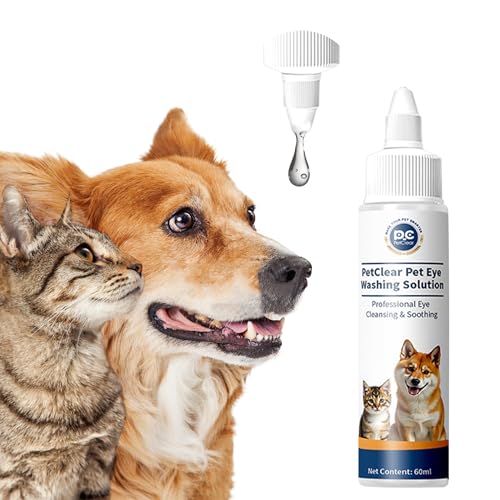 KAILE FREE STYLE Augenreiniger für Haustiere (60ml) Augenpflege für Hunde Entfernt Juckreiz & Reizung & Tränenflecken von KAILE FREE STYLE
