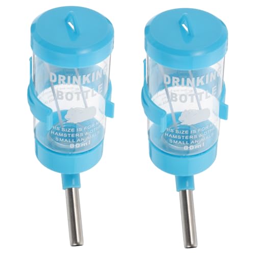 KAILIKETIY 2 Stück Auslaufsichere Hamster Trinkflasche Transparente Bpa Freie Wasserflasche für Kaninchen Meerschweinchen und Kleine Haustiere Automatischer Trinkspender mit KAILIKETIY 2 Stück Auslaufsichere Hamster Trinkflasche Transparente Bpa Freie Wasserflasche für Kaninchen Meerschweinchen und Kleine Haustiere Automatischer Trinkspender mit von KAILIKETIY