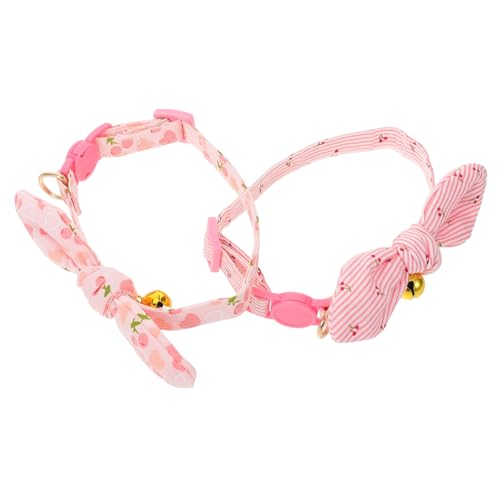 KAILIKETIY 2 Stück Verstellbare Hundehalsbänder für Mädchen mit Glockenanhänger Dekorative Vintage Halskette für Welpen und Kätzchen Eleganter Schmuck für Hochzeiten Jubiläen und KAILIKETIY 2 Stück Verstellbare Hundehalsbänder für Mädchen mit Glockenanhänger Dekorative Vintage Halskette für Welpen und Kätzchen Eleganter Schmuck für Hochzeiten Jubiläen und von KAILIKETIY