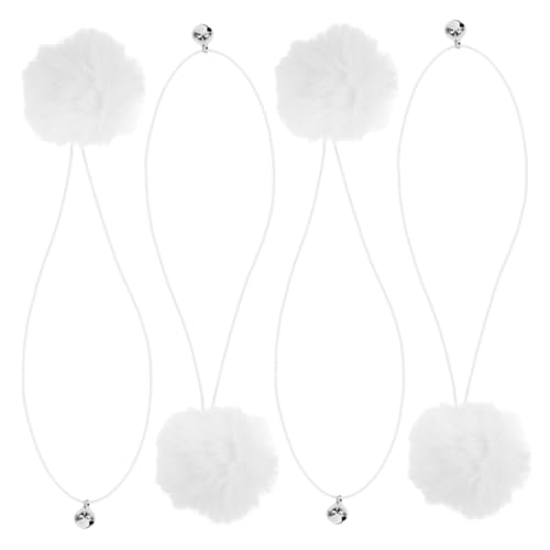KAILIKETIY 4 Stück Teiliges Katzenspielzeug Ersatzbälle mit Glocke Katzenbaum Hängeball Robust und Interaktiv Geeignet für Wohnungskatzen zum Schutz von Möbeln und Aktivem Spiel von KAILIKETIY