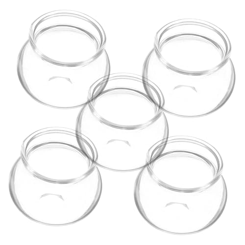 KAILIKETIY 5stücke Teiliges Miniatur Glas Fischglas Für Puppenhaus Dekorative Mikro Landschaftszubehör Für -projekte Und Kreative Tischdekoration KAILIKETIY 5stücke Teiliges Miniatur Glas Fischglas Für Puppenhaus Dekorative Mikro Landschaftszubehör Für -projekte Und Kreative Tischdekoration von KAILIKETIY