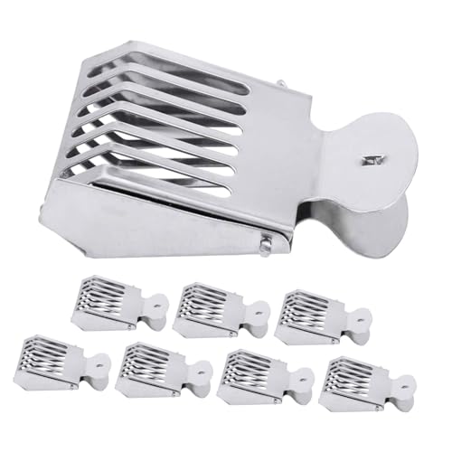 KAILIKETIY 8 Teiliges Imkereiwerkzeug Set Bienenzuchtbecher Imkerei Clip Management Tool Imkerei Zellenbecher Aufzuchtbecher Königinnenkäfig Silber von KAILIKETIY
