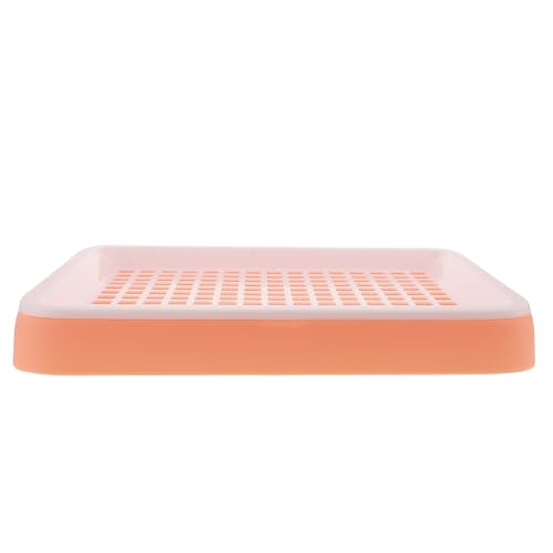 KAILIKETIY Anti Fall Kaninchen Toilette Abnehmbarem Erhöhtem Zaun Rutschfestem Boden für Kaninchen Meerschweinchen Chinchilla Hamster Hygienische Kleintierstreu Leichter Reinigung von KAILIKETIY