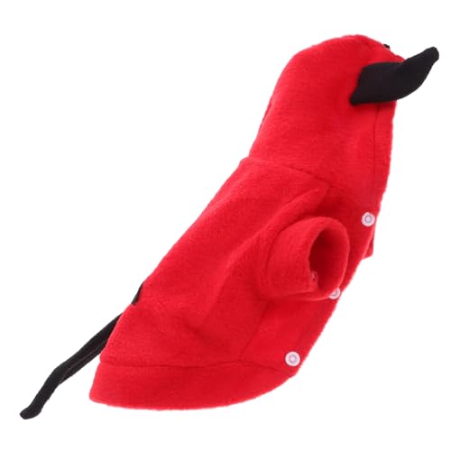 KAILIKETIY Halloween Haustierkostüm Stereoskopisches Teufelsdesign Weiches Hundekostüm für Kleine Hunde Pet Party Verkleidung Xs Geeignet für Halloween und Festtage von KAILIKETIY