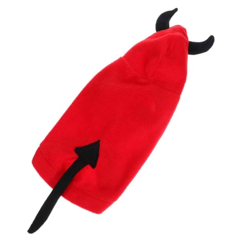 KAILIKETIY Halloween Hundekostüm Teufelsmantel Bequem Strapazierfähig für Outdoor Alltag Halloween Weihnachten Foto-Shooting Haustier-Party Kleidung von KAILIKETIY