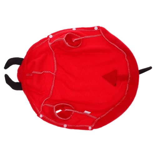 KAILIKETIY Haustier Teufel Verwandlungs Outfit Haustier Hundekostüm Kleid Haustierkleidung Halloween Rassehunde Kleine Hunde Teufelskostüme Hunde Teufel Kostüm Party Hundekostüm von KAILIKETIY