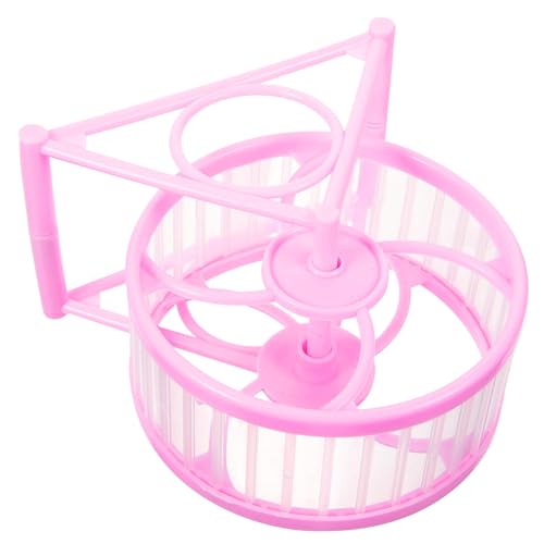 KAILIKETIY Leises Hamsterrad mit Geräuscharmem Design Glatten Kanten und Robustem Material Gerbils Wheel und Hamster Accessories Geeignet für Zwerghamster Rennmäuse und Kleine Haustiere von KAILIKETIY