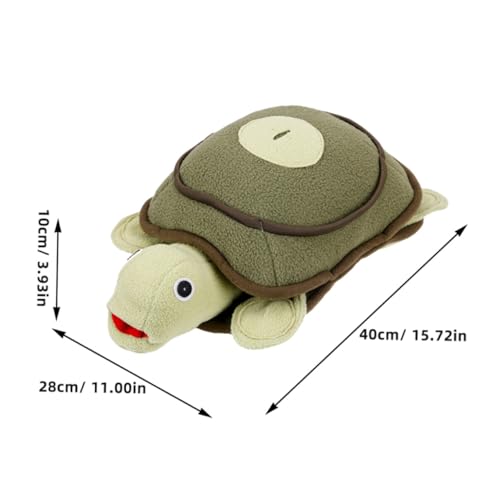 KAILIKETIY Plüschschildkröten für Hunde Welpen Interaktives Kuscheltier zum Schnüffeln und Greifen Haustierspielzeug zur Beschäftigung und Bindungsförderung Olivgrün KAILIKETIY Plüschschildkröten für Hunde Welpen Interaktives Kuscheltier zum Schnüffeln und Greifen Haustierspielzeug zur Beschäftigung und Bindungsförderung Olivgrün von KAILIKETIY