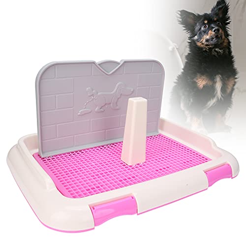 Toilettenauflage für Hundetraining, halten Sie die Füße Ihres Haustieres trocken und einfach zu montieren Katzentöpfchenzaun für kleine Hunde oder Welpen (empfohlenes Gewicht unter 15 Pfund)(pink) von KAKAKE