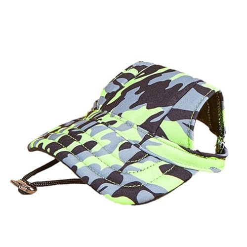 KAKASEA Baseballmütze für Welpen, Hunde, Sonnenhaube mit Ohrlöchern, Halsband, Sporthut mit Riemen, Sportmütze KAKASEA Baseballmütze für Welpen, Hunde, Sonnenhaube mit Ohrlöchern, Halsband, Sporthut mit Riemen, Sportmütze von KAKASEA