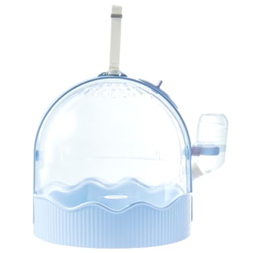 KAKASEA Transportkäfig für Hamster, tragbar, mit 60 ml Wasserflasche und Belüftungslöchern von KAKASEA