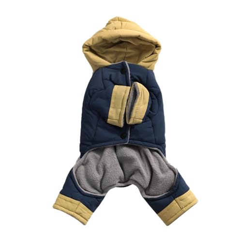 Warmer Wintermantel für kleine Rassen, 4 Beine, für kleine Rassen, Baumwolljacke für Outdoor-Aktivitäten Warmer Wintermantel für kleine Rassen, 4 Beine, für kleine Rassen, Baumwolljacke für Outdoor-Aktivitäten von KAKASEA