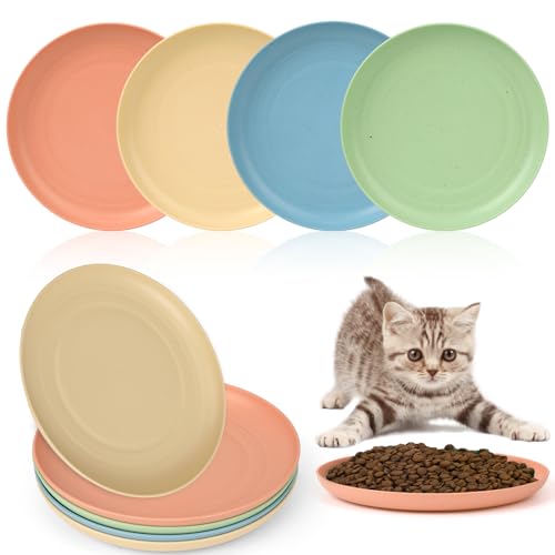 4 Pcs Cat Food Dish 4 Stück Katzenfutternapf von KALIONE