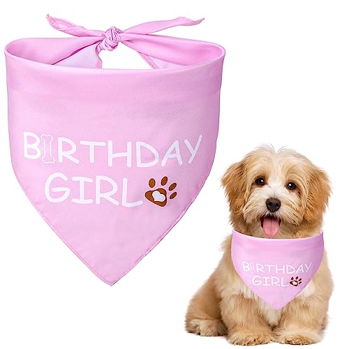 Dog Birthday Bandana Birthday Girl Dog Birthday Supplies for Small Medium Dog Pet von KALIONE