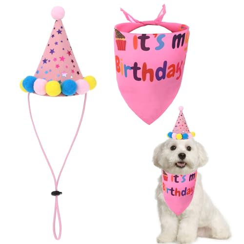 Hunde Geburtstag Hut Bandana Set, Hunde Geburtstag Hut Bandana Set hundebekleidung & zubehör Hund Geburtstag Bandana Mütze Haustier Alles Gute zum Geburtstag liefert für kleine mittlere große Hunde Hunde Geburtstag Hut Bandana Set, Hunde Geburtstag Hut Bandana Set hundebekleidung & zubehör Hund Geburtstag Bandana Mütze Haustier Alles Gute zum Geburtstag liefert für kleine mittlere große Hunde von KALIONE