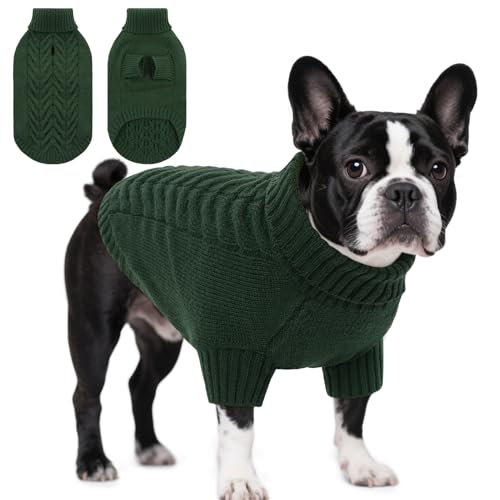 Hundepullover für große Hunde, klassischer Rollkragenpullover, Weihnachtspullover, dicker, warmer Pullover, für Rüden, Welpen, Haustiere, Stretch-Strickwaren, Herbst-Winterkleidung mit Loch für die Hundepullover für große Hunde, klassischer Rollkragenpullover, Weihnachtspullover, dicker, warmer Pullover, für Rüden, Welpen, Haustiere, Stretch-Strickwaren, Herbst-Winterkleidung mit Loch für die von KAMA BRIDAL