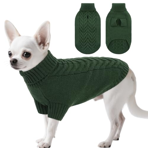 Hundepullover für kleine Hunde, klassischer Rollkragenpullover, Weihnachtspullover, dicker, warmer Pullover, für Rüden, Welpen, Haustiere, Stretch-Strickwaren, Herbst-Winterkleidung mit Loch für die Hundepullover für kleine Hunde, klassischer Rollkragenpullover, Weihnachtspullover, dicker, warmer Pullover, für Rüden, Welpen, Haustiere, Stretch-Strickwaren, Herbst-Winterkleidung mit Loch für die von KAMA BRIDAL