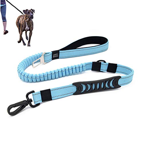 Anschnallgurt Hund Auto Sicherheitsgurt Hunde Slip Lead für Hunde Hund Reisegeschirr Auto Hundegeschirr im Auto Auto Reisezubehör für Hunde Blue von KANKOO