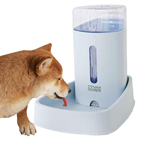 Automatischer Futterspender Futterspender Katze Katzenfutter Lagerung Hundenahrungsmittelschüssel Kätzchen-Nahrungsmittelzufuhr Wasser Hundenapf Blue,Water Feeder von KANKOO