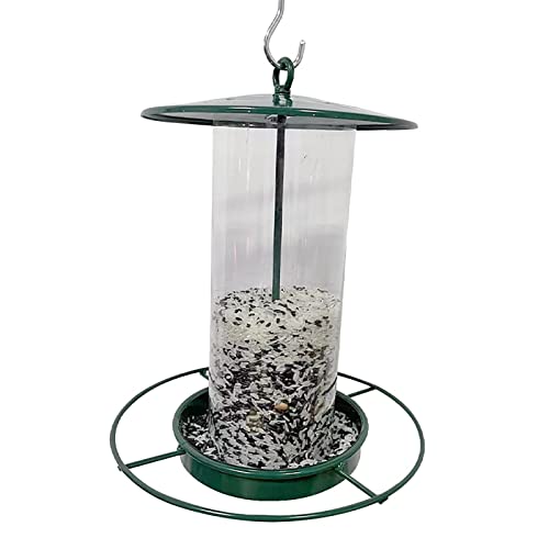 KANLVU Kolibri Vogelfutterspender Für Außenbereiche Mit Saatgutschale Hängendes Design Für Garten Und Hof, Lockt Stieglitze An, Kardinäle Und Spatzen KANLVU Kolibri Vogelfutterspender Für Außenbereiche Mit Saatgutschale Hängendes Design Für Garten Und Hof, Lockt Stieglitze An, Kardinäle Und Spatzen von KANLVU