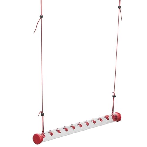 KANLVU Vogelfutterspender Für Garten Und Hof Hängend Entwurf Für Draußen, Langes Rohr Wasser-Futterstelle Lockt Stieglitze An, Kardinäle Und Spatzen(40cm) von KANLVU