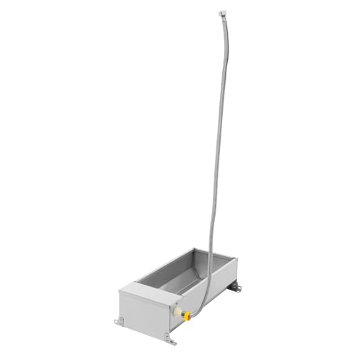 Automatische Viehtränke aus Edelstahl 7,5L – Robustes Tränkebecken mit Schwimmerventil für Pferde, Ziegen, Rinder – Inkl. Schlauch und Montagezubehör 50 x 21 x 13.5 cm Automatische Viehtränke aus Edelstahl 7,5L – Robustes Tränkebecken mit Schwimmerventil für Pferde, Ziegen, Rinder – Inkl. Schlauch und Montagezubehör 50 x 21 x 13.5 cm von KAPIPALA