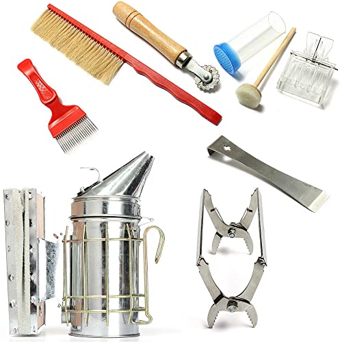 Imkerei Werkzeuge Kit, Edelstahl Werkzeug, Imkerei-Ausrüstung Werkzeug, für professionelle Imker und Amateure Imkerei Werkzeuge Kit, Edelstahl Werkzeug, Imkerei-Ausrüstung Werkzeug, für professionelle Imker und Amateure von KAPIPALA