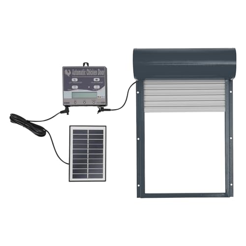Solar Automatische Hühnerklappe mit LCD Display und Fernbedienung 4 Betriebsmodi Automatische Hühnerklappe Hühnertür Intelligente Einklemmschutzfunktion IP67 Automatische Hühnerstalltür 20.5x29.5cm Solar Automatische Hühnerklappe mit LCD Display und Fernbedienung 4 Betriebsmodi Automatische Hühnerklappe Hühnertür Intelligente Einklemmschutzfunktion IP67 Automatische Hühnerstalltür 20.5x29.5cm von KAPIPALA