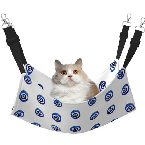 KAPPTYY Evil Eyes Hängematte, Bett mit verstellbaren Riemen und Metallhaken, doppelseitiges Bett KAPPTYY Evil Eyes Hängematte, Bett mit verstellbaren Riemen und Metallhaken, doppelseitiges Bett von KAPPTYY