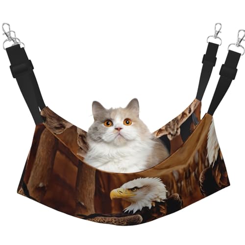 KAPPTYY Flying Eagle Hängemattenbett mit verstellbaren Riemen und Metallhaken, doppelseitiges Bett von KAPPTYY