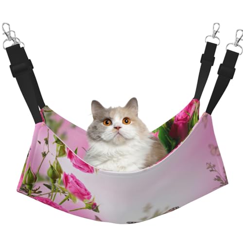 KAPPTYY Hängematte, Schmetterlingsmotiv, mit verstellbaren Riemen und Metallhaken, doppelseitiges Bett KAPPTYY Hängematte, Schmetterlingsmotiv, mit verstellbaren Riemen und Metallhaken, doppelseitiges Bett von KAPPTYY