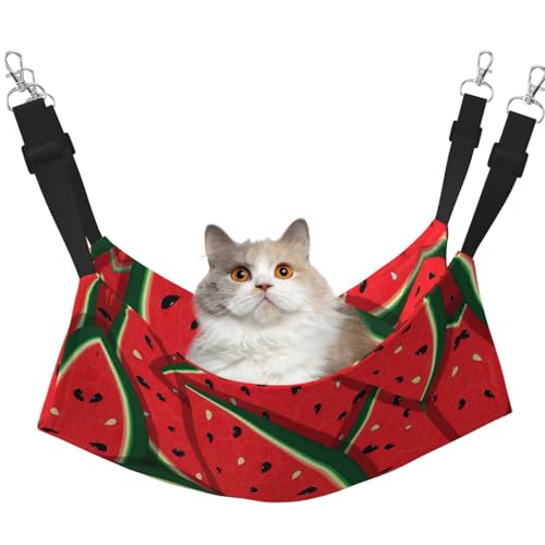 KAPPTYY Hängematte, Wassermelone, mit verstellbaren Gurten und Metallhaken, doppelseitiges Bett, Rot KAPPTYY Hängematte, Wassermelone, mit verstellbaren Gurten und Metallhaken, doppelseitiges Bett, Rot von KAPPTYY