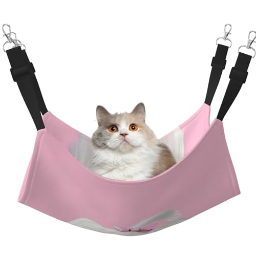 KAPPTYY Hübsches Malteser-Hunde-Hängemattenbett mit verstellbaren Gurten und Metallhaken, doppelseitiges Bett KAPPTYY Hübsches Malteser-Hunde-Hängemattenbett mit verstellbaren Gurten und Metallhaken, doppelseitiges Bett von KAPPTYY