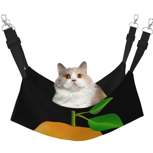 KAPPTYY Mango Hängematte, Bett für Haustiere, mit verstellbaren Riemen und Metallhaken, doppelseitiges Bett von KAPPTYY