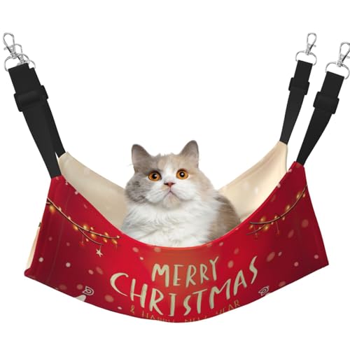 KAPPTYY Merry Christmas Hängematte, Bett mit verstellbaren Riemen und Metallhaken, doppelseitiges Bett KAPPTYY Merry Christmas Hängematte, Bett mit verstellbaren Riemen und Metallhaken, doppelseitiges Bett von KAPPTYY
