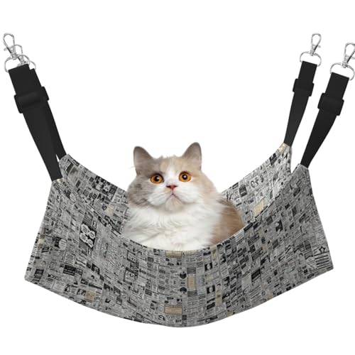 KAPPTYY Newspaper HD Hängematte, Bett mit verstellbaren Riemen und Metallhaken, doppelseitiges Bett KAPPTYY Newspaper HD Hängematte, Bett mit verstellbaren Riemen und Metallhaken, doppelseitiges Bett von KAPPTYY