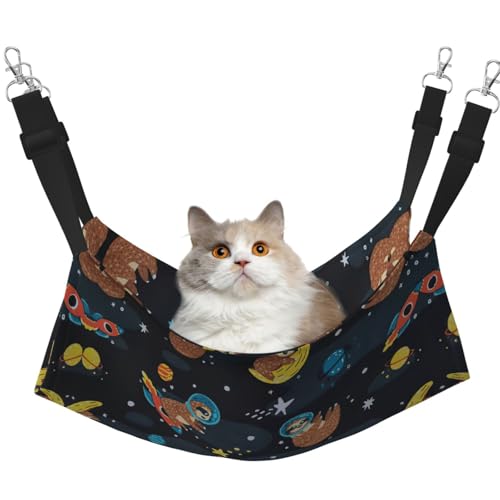 KAPPTYY Niedliches Baby-Faultier-Hängemattenbett mit verstellbaren Riemen und Metallhaken, doppelseitiges Bett von KAPPTYY