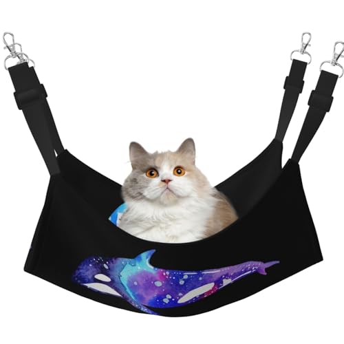 KAPPTYY Orca Killer Whale Hängematte, Bett mit verstellbaren Riemen und Metallhaken, doppelseitiges Bett von KAPPTYY