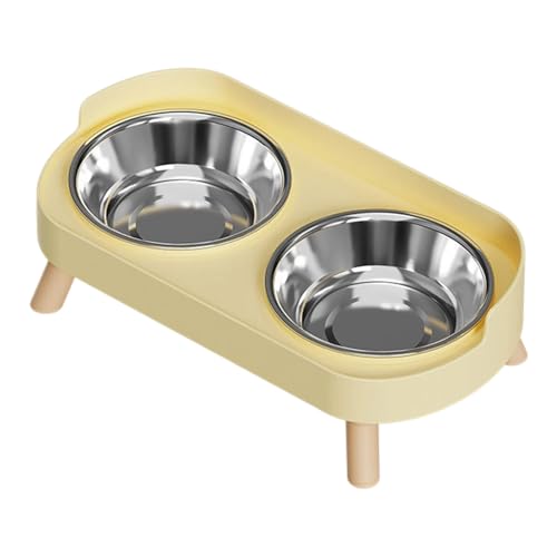 Ergonomischer, erhöhter Hundenapf mit stabilem Ständer und Doppelnapf, für die meisten Rassen, leuchtende Farben, rutschfester Futternapf für Katzen Ergonomischer, erhöhter Hundenapf mit stabilem Ständer und Doppelnapf, für die meisten Rassen, leuchtende Farben, rutschfester Futternapf für Katzen von KAQNTUD