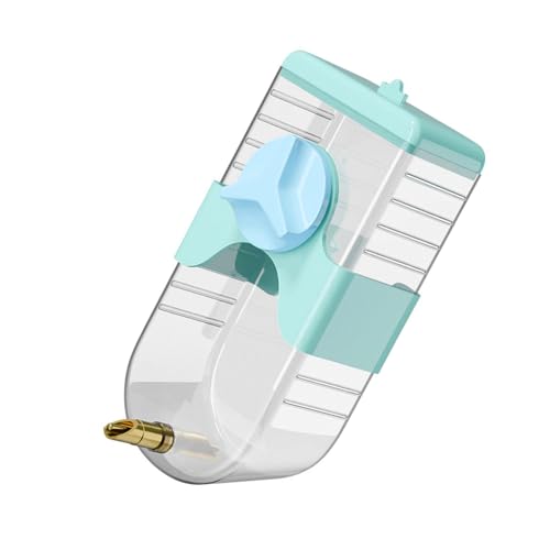Platzsparende Wasserflasche für Papageien, Trinklösung mit sichtbaren Wasserständen und Spritzschutz für Käfig, platzsparendes Vogelkäfig-Zubehör von KAQNTUD