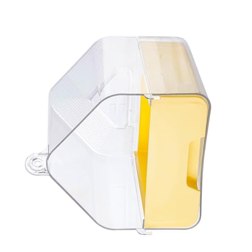 Tragbare Vogelbadewanne für Käfige, kleine und Papageien, transparente hängende Badebox für Sittiche, Lovebirds und Wellensittiche, Bad, Haustier-Vogelzubehör von KAQNTUD