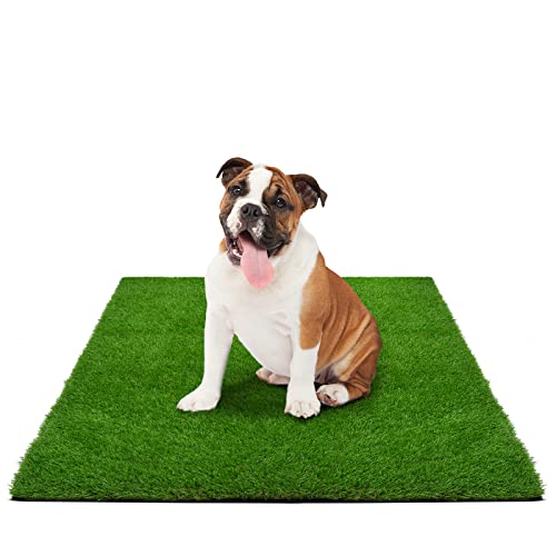 KARAT Premium Kunstrasen für Hunde - Höhe: 40 mm - Trainingsunterlage Hundetoilette Welpentoilette - wiederverwendbarer Gras Ersatz für Balkon, Terrasse, Garten (100 x 150 cm) von KARAT