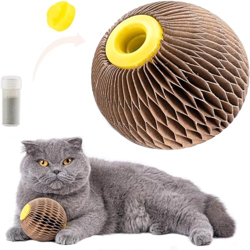 KAREN66 Kratzen Papierball für Katzen Katzenspielzeug 76mm Katzenbälle Spielzeug für Katzen Spielbälle für Katzen Interaktives Katzenspielzeug Lustiges Roller Haustierspielzeug KAREN66 Kratzen Papierball für Katzen Katzenspielzeug 76mm Katzenbälle Spielzeug für Katzen Spielbälle für Katzen Interaktives Katzenspielzeug Lustiges Roller Haustierspielzeug von KAREN66