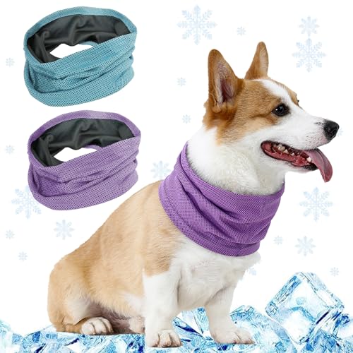 KASESSS 2 Stück Kühlendes Halstuch Hund, Hundehalstuch, Hunde Halstücher Kühlend, Kühlhalsband für Hundes, Hundes Bandana im Sommer, Atmungsaktiv Kühlhalsband für Hund zum Sommerspaziergang Spielen KASESSS 2 Stück Kühlendes Halstuch Hund, Hundehalstuch, Hunde Halstücher Kühlend, Kühlhalsband für Hundes, Hundes Bandana im Sommer, Atmungsaktiv Kühlhalsband für Hund zum Sommerspaziergang Spielen von KASESSS